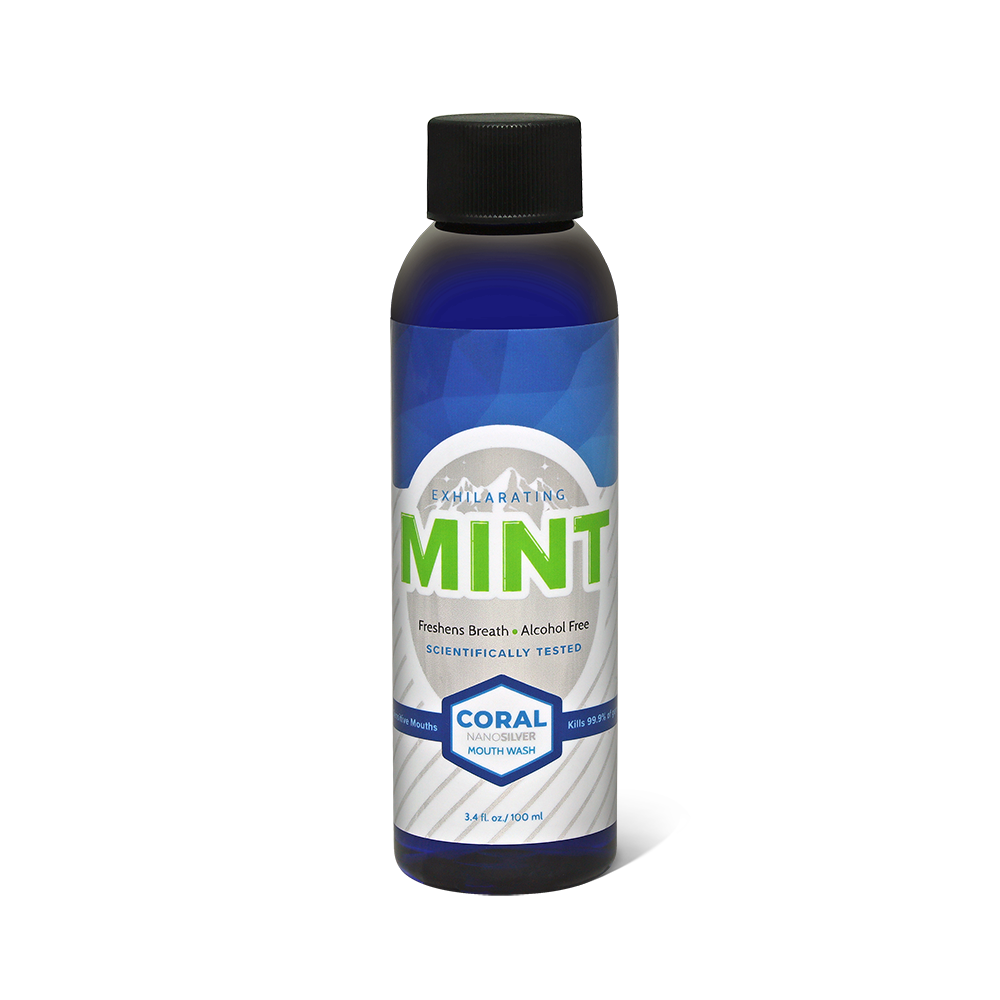 Nano Silver Travel Mouthwash - 3.4oz