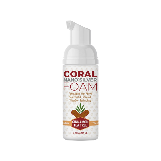 Coral Nano Silver Mint Fluoride Free Foaming Toothpaste - 125ml