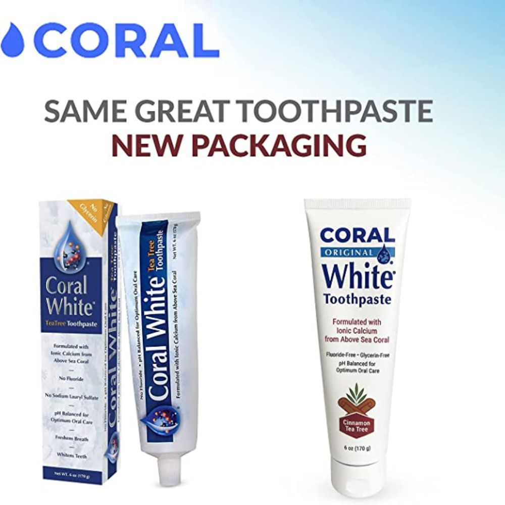 Coral White Cinnamon Tea Tree Toothpaste (6oz)